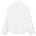 Plain cotton shirt BOSS for BOY