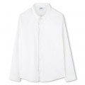 Fitted poplin shirt BOSS for BOY