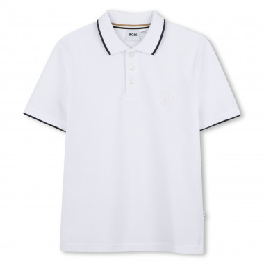 Polo à coupe droite BOSS pour GARCON