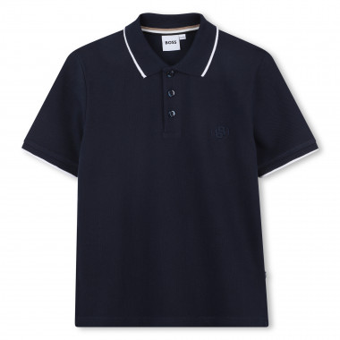 Polo à coupe droite BOSS pour GARCON