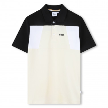 Polo blocs de couleurs BOSS pour GARCON