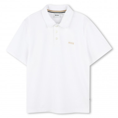 Polo en coton coupe ample BOSS pour GARCON