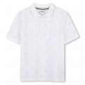 Printed straight-cut polo BOSS for BOY