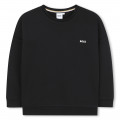 Rundhals-Sweatshirt uni BOSS Für JUNGE