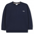 Plain round-neck sweatshirt BOSS for BOY