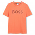Short-sleeved cotton T-shirt BOSS for BOY