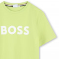 Short-sleeved cotton T-shirt BOSS for BOY