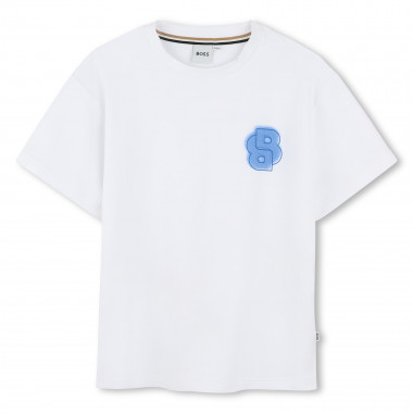 Camiseta manga corta y algodón BOSS para NIÑO