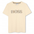 Short-sleeved cotton T-shirt BOSS for BOY