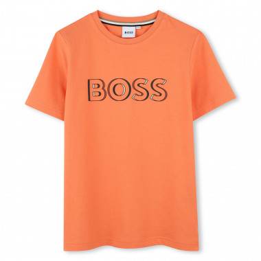 Short-sleeved cotton T-shirt BOSS for BOY