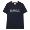 Short-sleeved cotton T-shirt BOSS for BOY