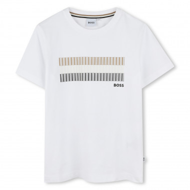 Short-sleeved cotton T-shirt BOSS for BOY