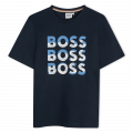 Short-sleeved cotton T-shirt BOSS for BOY