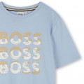 Short-sleeved cotton T-shirt BOSS for BOY
