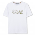 Short-sleeved cotton T-shirt BOSS for BOY