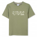 Short-sleeved cotton T-shirt BOSS for BOY