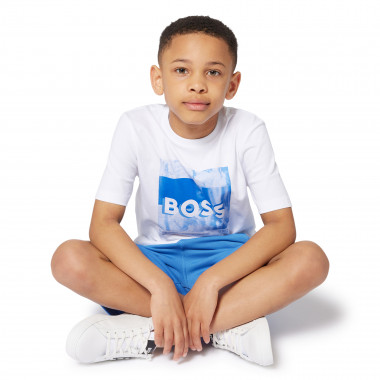 T-shirt manches courtes coton BOSS pour GARCON