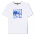 Short-sleeved cotton T-shirt BOSS for BOY