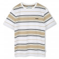 Striped cotton T-shirt BOSS for BOY