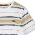 Striped cotton T-shirt BOSS for BOY