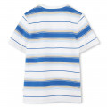 Striped cotton T-shirt BOSS for BOY