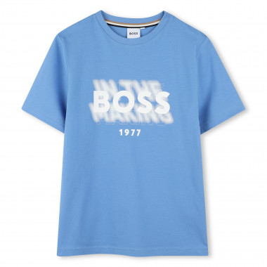 T-shirt manches courtes coton BOSS pour GARCON