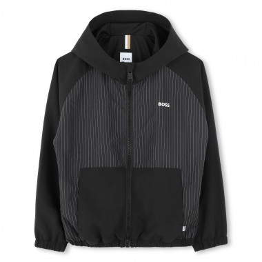 Coupe-vent zippé à capuche BOSS pour GARCON