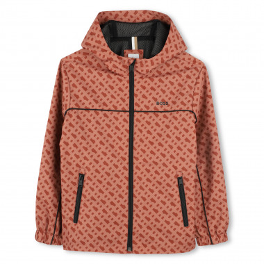 Hooded printed windbreaker BOSS for BOY