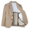 Plain buttoned jacket BOSS for BOY