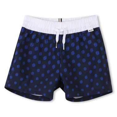 Short de bain imprimé BOSS pour GARCON