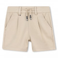 Plain elasticated-waist shorts BOSS for BOY