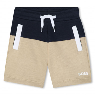 Short bicolore molletonné BOSS pour GARCON