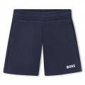 Plain fleece shorts BOSS for BOY