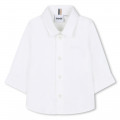 Long-sleeved cotton shirt BOSS for BOY