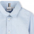 Long-sleeved cotton shirt BOSS for BOY