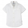 Short-sleeved cotton shirt BOSS for BOY