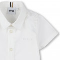 Short-sleeved cotton shirt BOSS for BOY