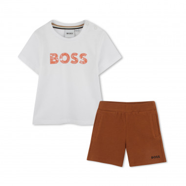 Ensemble T-shirt et bermuda BOSS pour GARCON