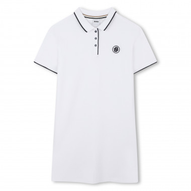 Vestido polo de manga corta BOSS para NIÑA