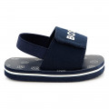 Hook-and-loop flip-flops BOSS for BOY