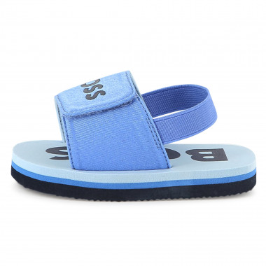 Hook-and-loop flip-flops BOSS for BOY