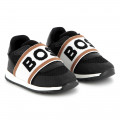 Leather and mesh trainers BOSS for BOY