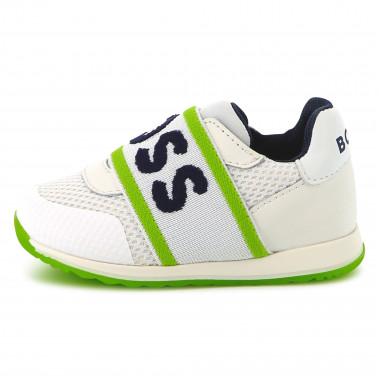 Ledersneaker mit Mesh BOSS Für JUNGE