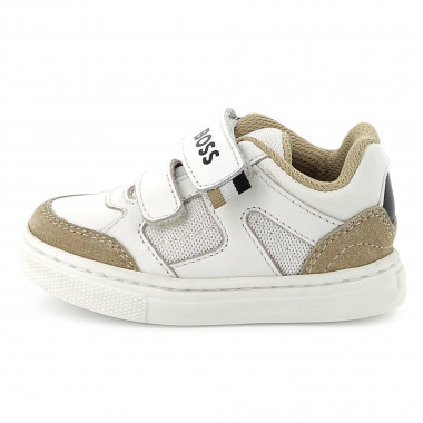 Deportivas de piel y velcro BOSS para NIÑO