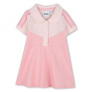 Robe polo avec découpes BOSS pour FILLE