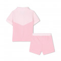 Ensemble polo et short BOSS pour FILLE