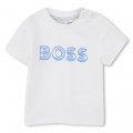 T-shirt with logo print BOSS for BOY