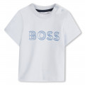 Camiseta con logo estampado BOSS para NIÑO