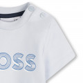Camiseta con logo estampado BOSS para NIÑO
