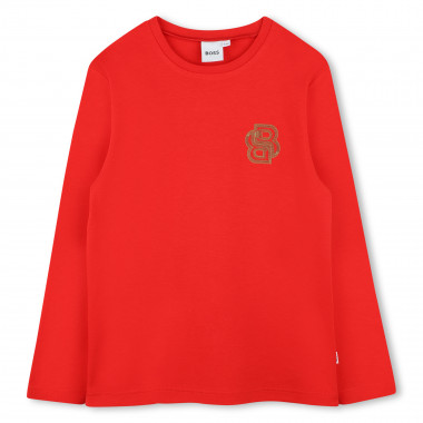 TEE-SHIRT MANCHES LONGUES BOSS pour GARCON